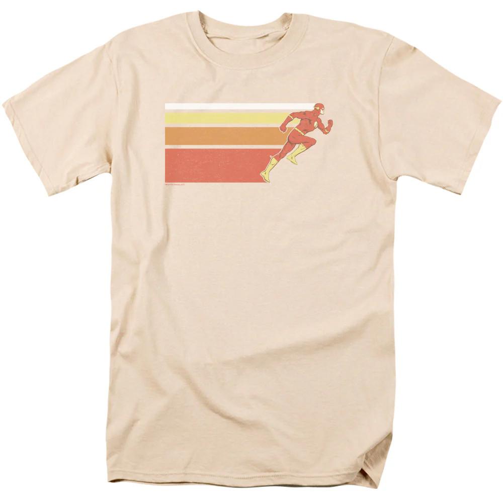 

The Flash Flash Retro Bars Mens T Shirt Cream XL