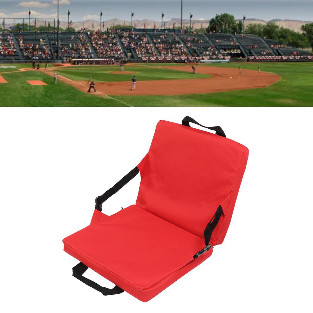Outdoor Back Chair Cushion Thickened Dirty Proof Soft Comfortable Stadium Chair Cushion with Backrest for Stadium Beach Outdoor