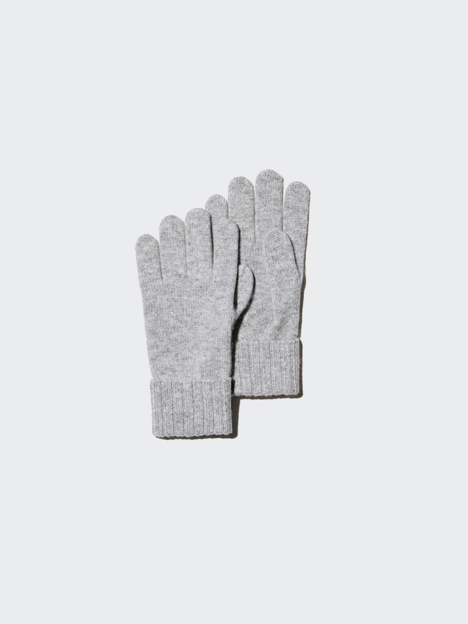 

Кашемировые вязаные перчатки Uniqlo 03 GRAY/UNISEX M