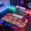 Custom Name Personalized Arsenal F.C Pattern Mousepad, Laptop PC Desk Mat, Decorative Desk Mat for Home Keyboard Pad Gift