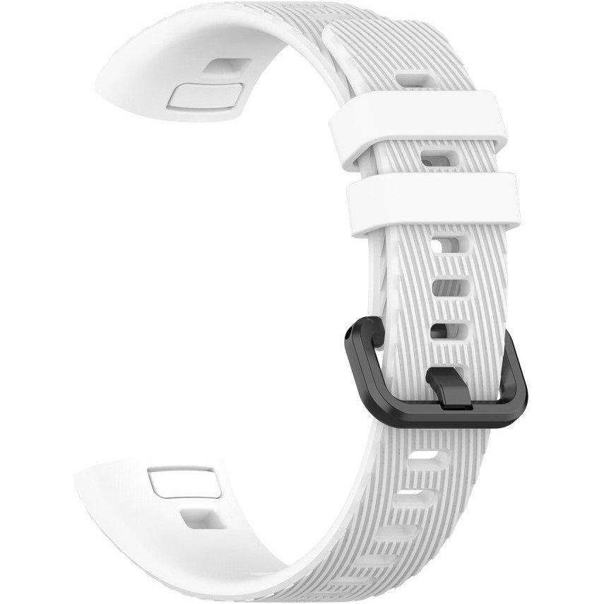 Huawei Band 3/4 Pro için Silikon Kayış - Beyaz