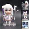 Met betrekking tot:Zero Emilia 751 Q Versie Nendoroid Beweegbare Anime Figuur Met Gezichtswissel Speelgoed Schattige Pop Verzamelobject Bureau Decoratie Cadeaus