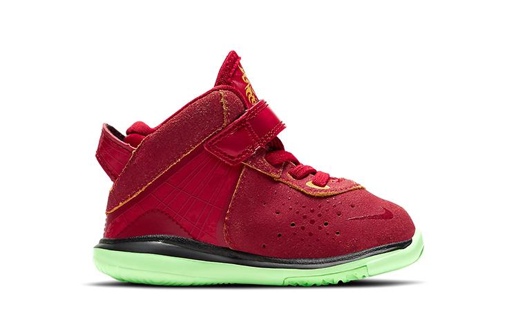Nike Lebron 8 'Empire Jade Forbidden City High Top Basketball Shoes Black Red Infant And Toddler DH3240-600