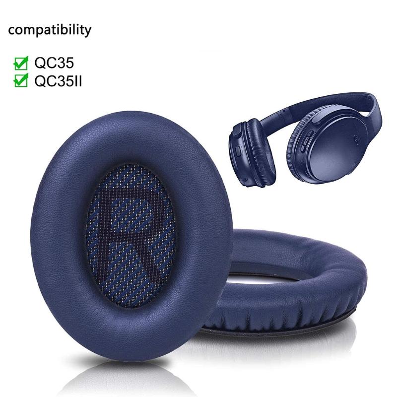 Qualified Replacement Leather Repair No Pressure Sponge Cover for Bo-se QC35 Headphone Cover Isolate Noise