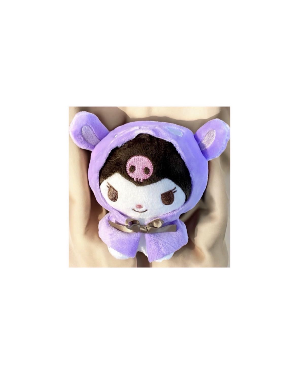 

Mime plush toy with approximately official cute merchandise black Dressed-up poncho, 15cm, (1, purple)