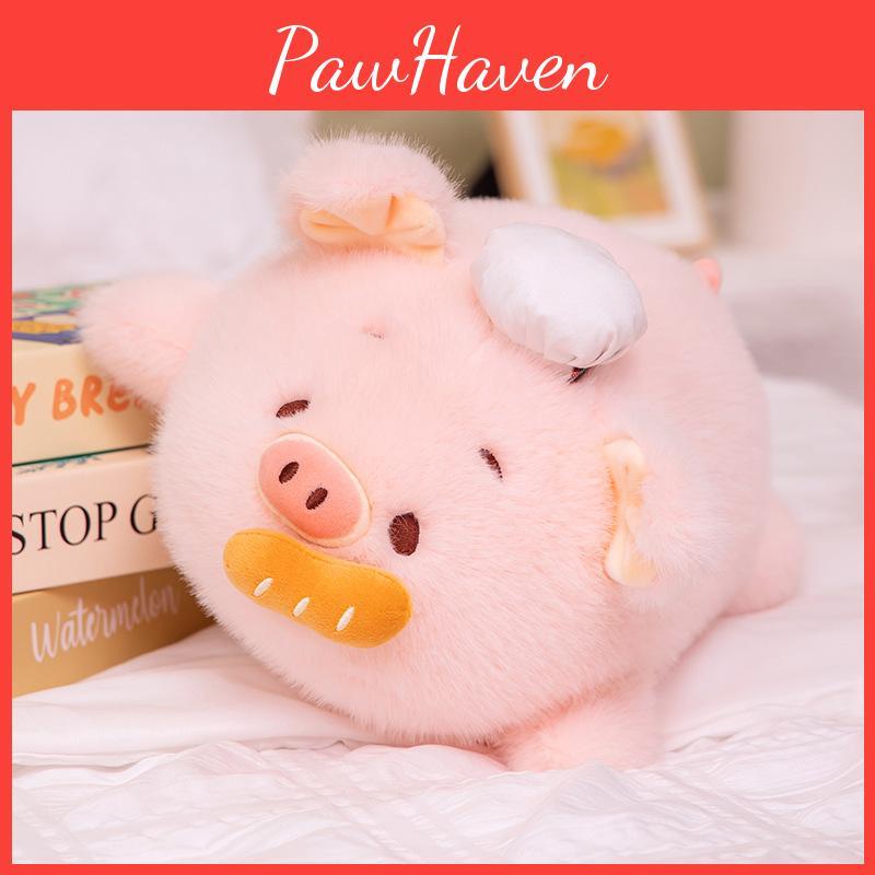 Plush Chef Pig Pillow With Soft Pp Cotton Filling For Kids And Adults
