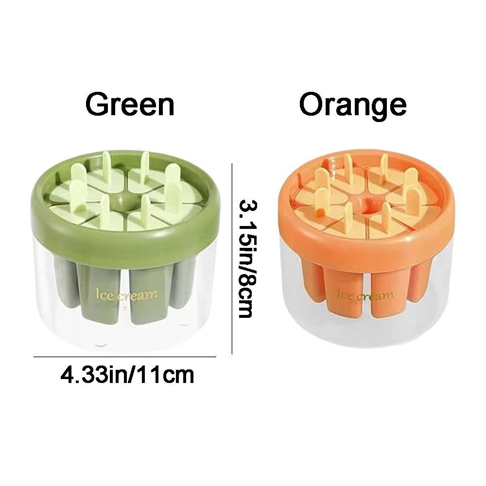 Homemade Ice Pops Mold Clear Base Ice Cube Tray Durable Ice Cream Makers  For Home