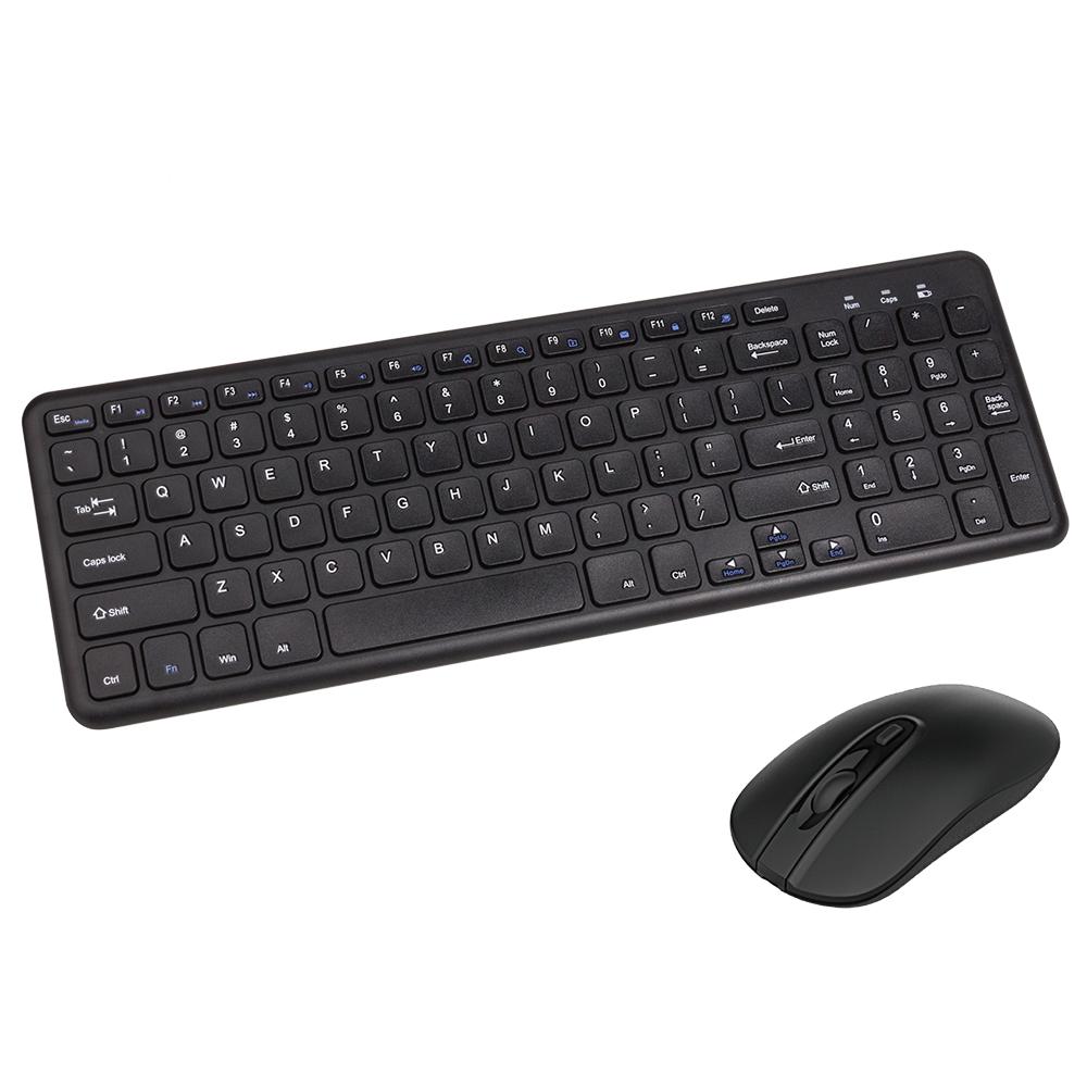Office Dedicated Multicolor Nano Usb Receiver Wireless Keyboard and Mouse Set