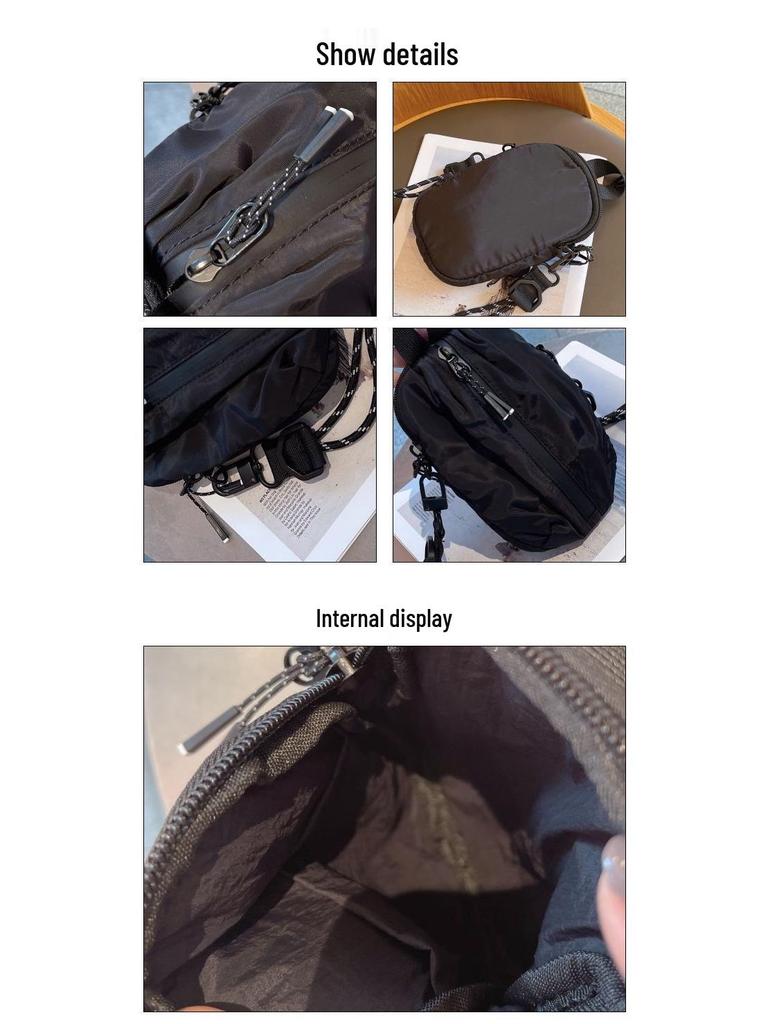 Women's Versatile Mini Crossbody Bag - Fashionable Oxford Cloth Phone and Coin Purse