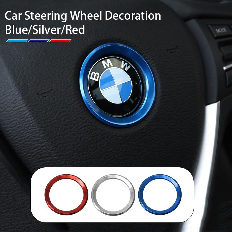 Car Decoration Ring Steering Wheel Circle Sticker Frame Metal Cover For BMW G30 G32 G01 G02 G05 G06 G07 G26 G23 G22 F40 F20 G08 OT4