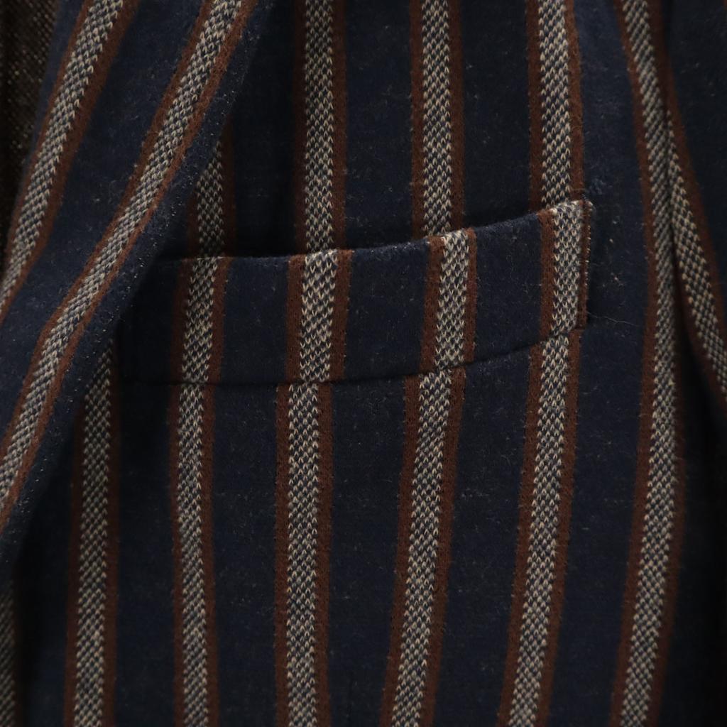 SSEINSE Striped Pattern tailored jacket 44 Navy blazer Men's Used