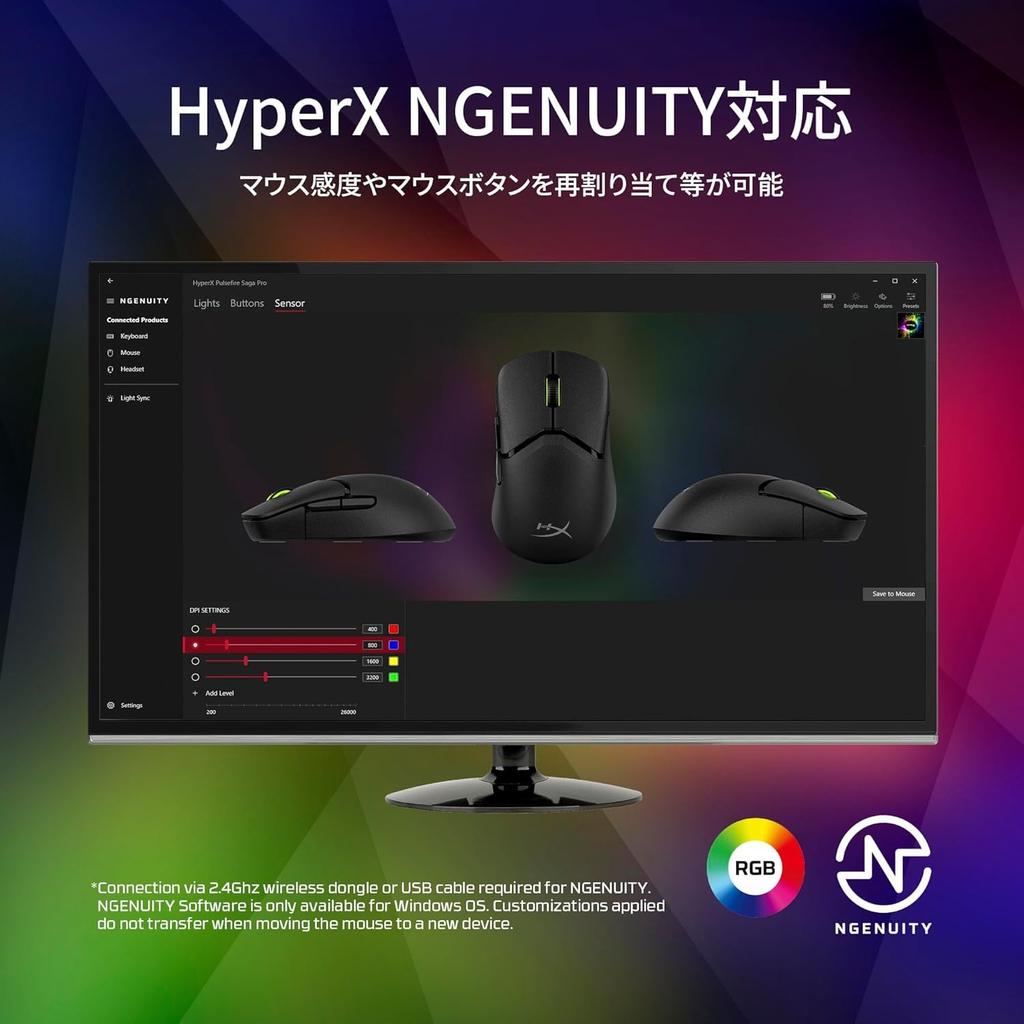 Wireless Gaming Interchangeable 4K Polling 26K Dual Wireless Compatible with Xbox Series A2PB2AA Mouse, Customizable, Modules, Rate, Sensor,