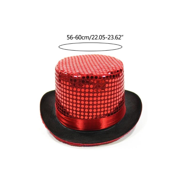Magician Top Hat Jazz Fedora hat Bowler Top Hat Jazz hat Pork Pie Hat Jazz Fedora hat Sequin Top Hat Ringmaster Hat