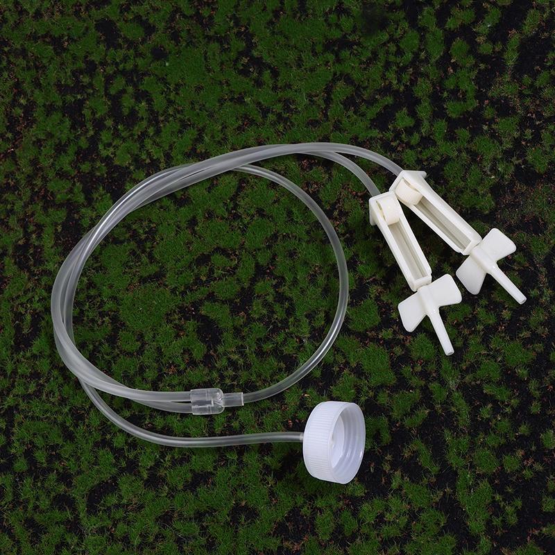 1 szt. 1 do 2 Wiszące Kapiące Igły Rurka Infuzyjna Torba do Podlewania Ogrodu Automatyczne Urządzenie do Podlewania Roślin Zestaw Kapiących Strzałek