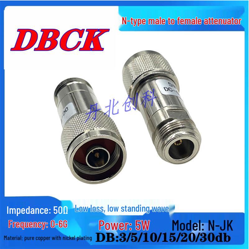 N-Type-JK Fixed Rotary Coaxial RF Attenuator 5W, 1-30dB