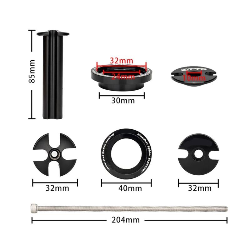 Aluminum Headset Compression Cores with Expansion Bolt Internal Brake Cable Headset High Strength Expander Enduring
