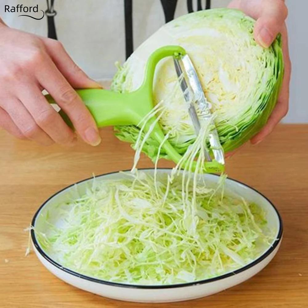

Кухонная овощечистка из нержавеющей стали для картофеля и капусты, терка для салата, многофункциональные инструменты для чистки фруктов и овощей