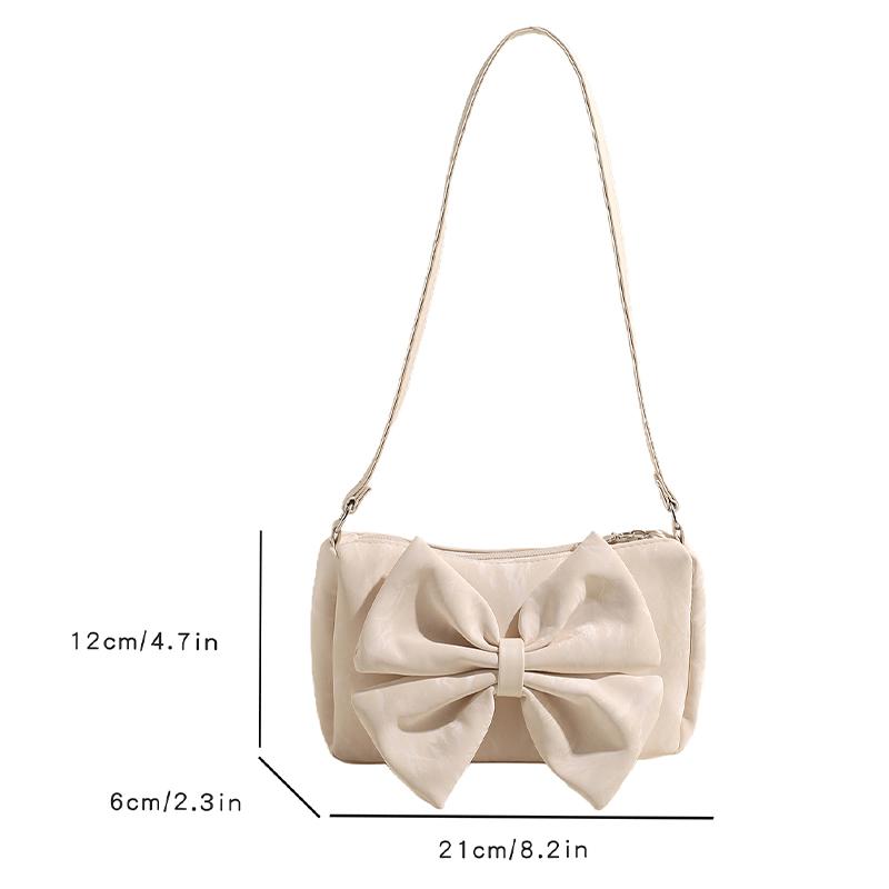 Bow design fabric crossbody bag shoulder bag women's mother  new lowest price cost-effective high solid color fashion