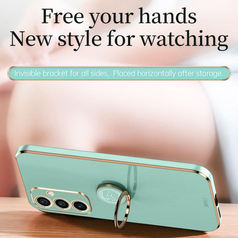 XINLI For Samsung Galaxy A25 5G (Global) (161.0 X 76.5 X 8.3mm) Case Soft TPU Kickstand Phone Cover