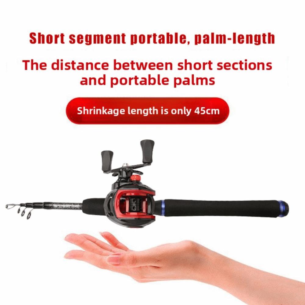 1.65M/1.8M/2.1M Length Spinning Rods Ultralight Weight Telescopic Design Ultralight Fishing Rod Spinning Type Carbon Material