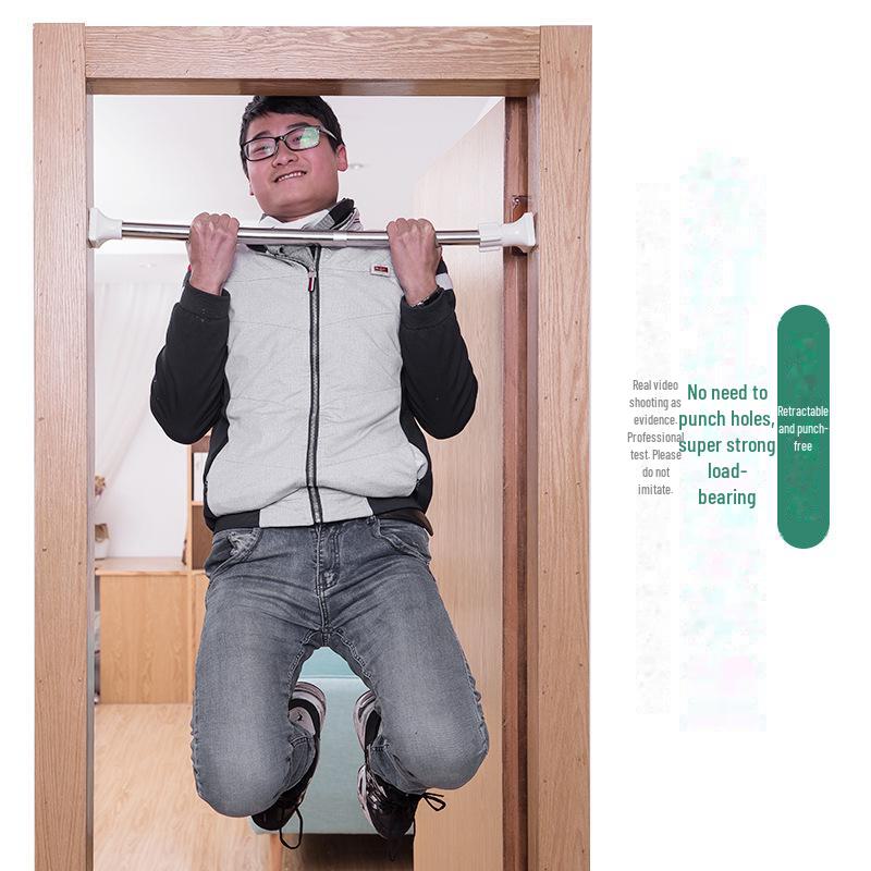 Stainless Steel Telescopic Clothes Drying Rod and Curtain Rack