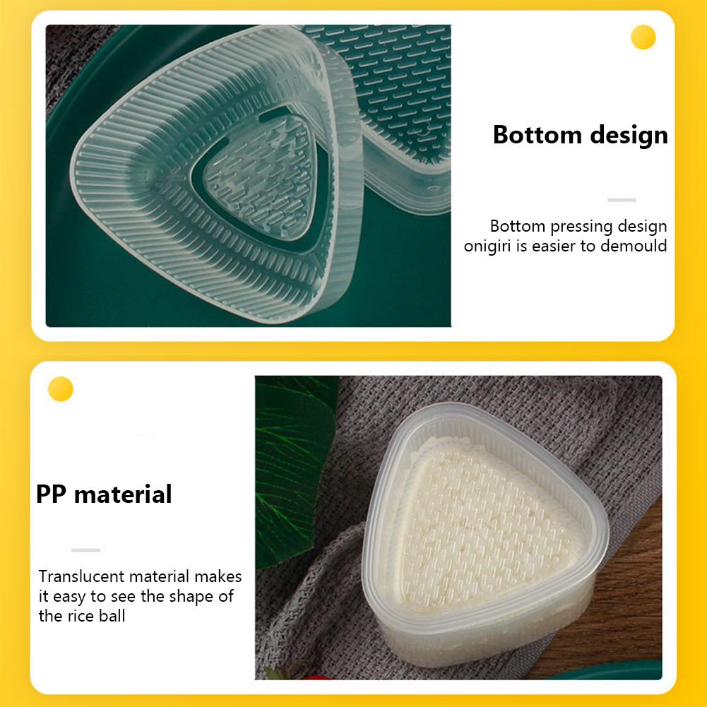 Kitchen Gadgets Onigiri Rice Set Cartoon Sushi Rolls Sushi Mold Japanese Ball Bento Press Maker Mold DIY Tools Kit Accessories