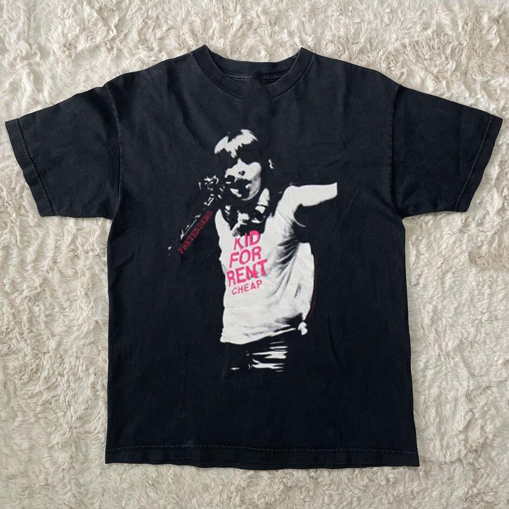 The Pretenders Chrissie Hynde Short Sleeve Cotton Black All Size Shirt  OB55 Unisex T-Shirt XXL