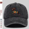 Dachshund Dog Wearing Hat Casual Baseball Cap Cotton Adjustable Unisex Print Outdoor Cap