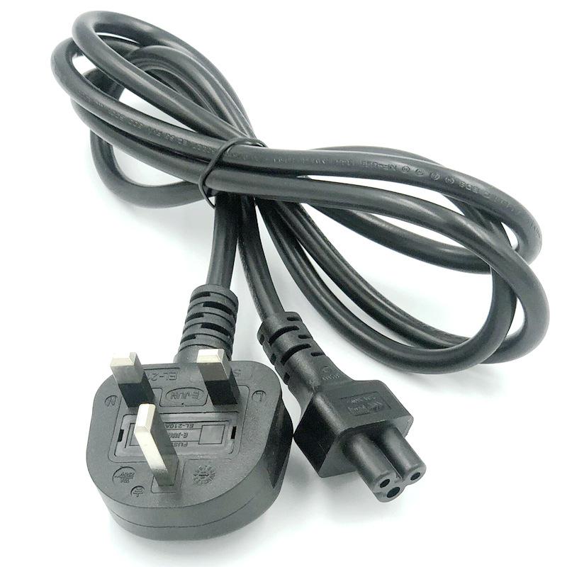 UK BS Standard Charging Cable with Figure-8 Connector H05VV-F