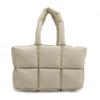 Puffy Tote Bag for Women Large Quilted Puffer Cloud Handbags Lightweight Soft Trendy Shoulder Satchel