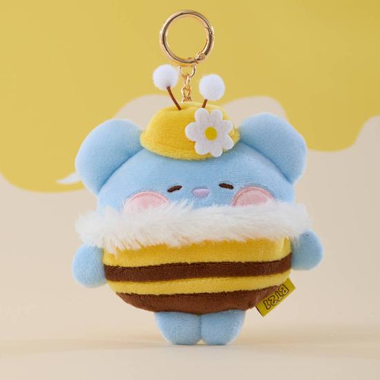 BT21 Edice včela medonosná minini Krejčovský metr Plyšový klíčenka