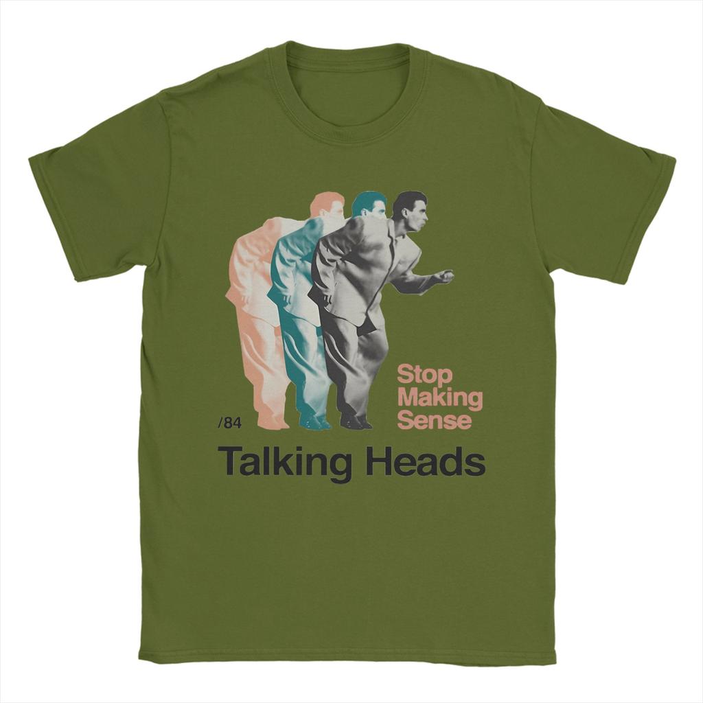 Unisexs TShirts Talking Heads Stop Making Senses Funny Cotton Tee Shirt Short Sleeve T Shirts O Neck Clothing New Arrival