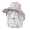 Ladies tea picking hat summer thin mesh breathable mask sun protection sunshade bucket hat hat for farm work