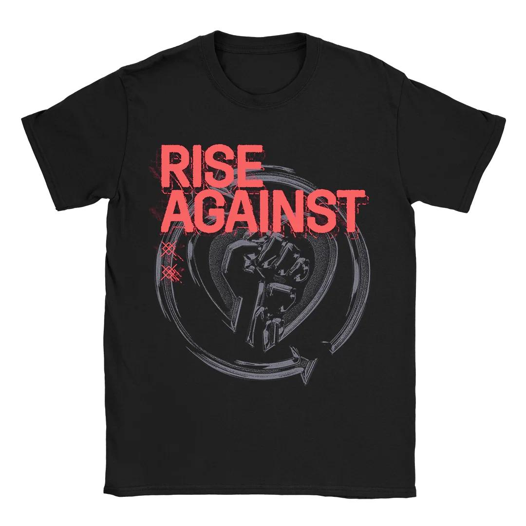 New Rare! Rise Against Band Tour Cotton Black All Size T Shirt For Men TR944 XXL