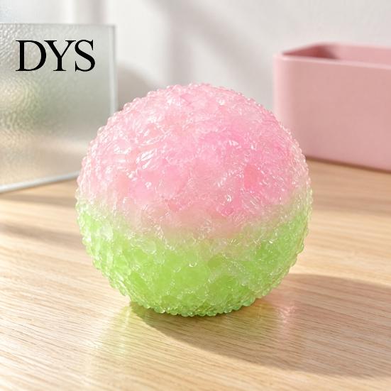 Stress Ball Sensory Toy 1/2Pcs Crunchy Toy, Shapeable Textured Fidget Relaxation Tools Bi-color Fake Waxberry Squeeze for Focus Aid &