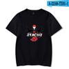 Anime Peripheral Naruto Childrens Tshirt Pure Cotton Cartoon Print Parentchild Outfit Trendy Brand Casual Short Sleeved Shirt