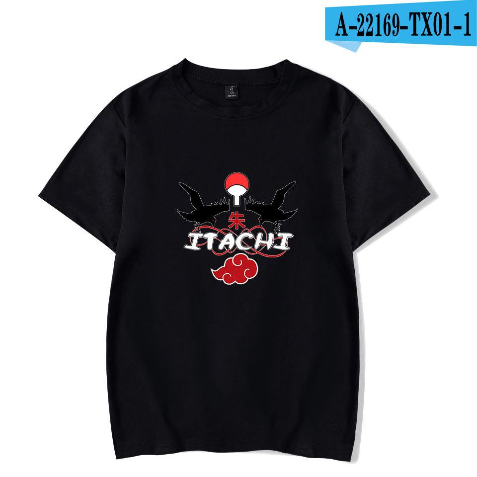 Anime Peripheral Naruto Childrens Tshirt Pure Cotton Cartoon Print Parentchild Outfit Trendy Brand Casual Short Sleeved Shirt