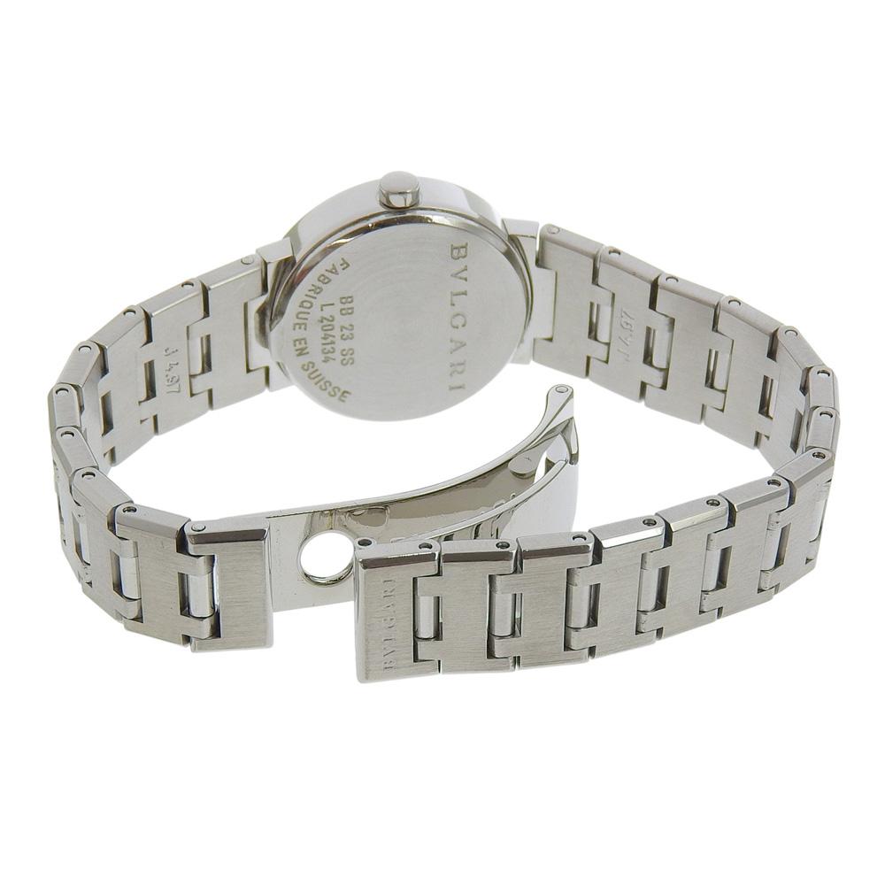 BVLGARI Bzero1 Watches BB23Stainless Steel Be zero one blackDial Stainless Steel Quartz Analog display Women Used