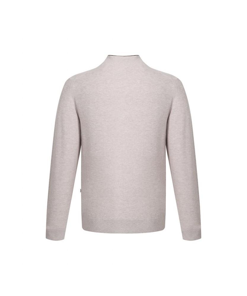 Daks Shirts Viscose Blend Tipping Contrast Cardigan_Dmp1Swcd101I1