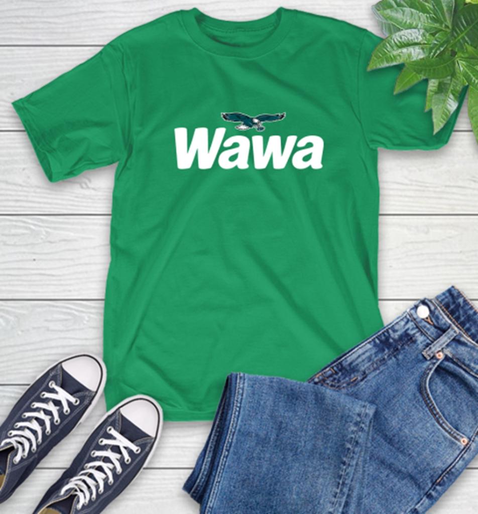 Wawa Eagles T-Shirt Y2k Tshirt Camisetas Mens Clothes New In Top & Tees Tee Shirt Homme Tshirts for Men Graphic T Shirts 80402