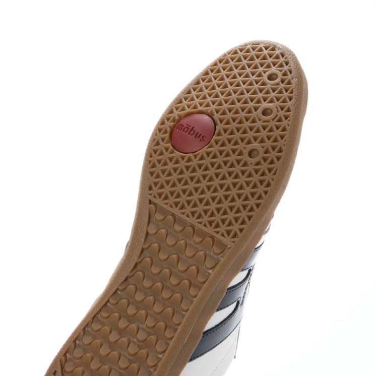 Maubus Męskie Skórzane Codzienne Buty do Chodzenia MUNDEN (S.WHT/NAVY EMALIA, 24-punktowy, pomiar 5-centymetrowy)