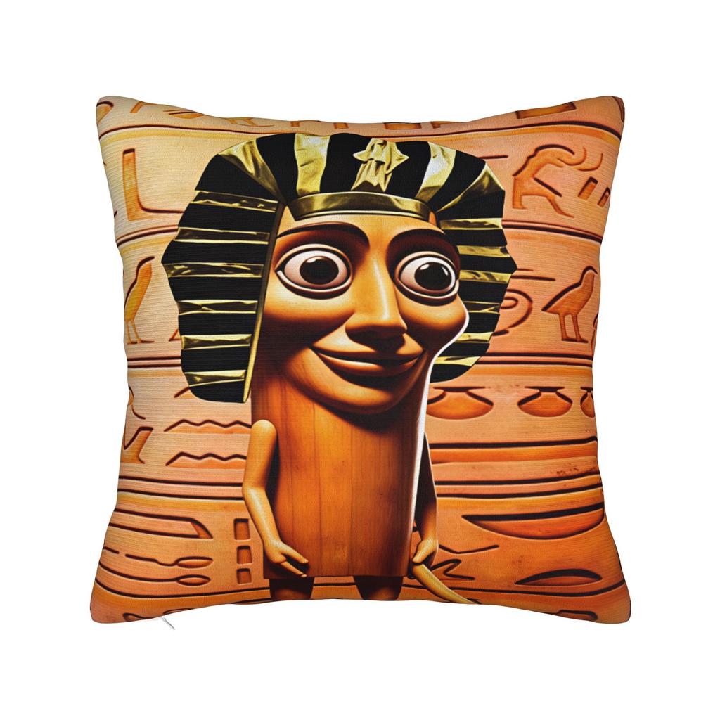 Tung Waving Hand Holding Pillow Case Square Pillow Cover Kawaii Pillowcases For Living Room Bed Chair