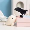 Cute 1-Piece Kawaii Ocean Animal Plush Toy, Made Of Soft Polyester, Featuring A Whale, Killer Whale, Or Beluga Whale.