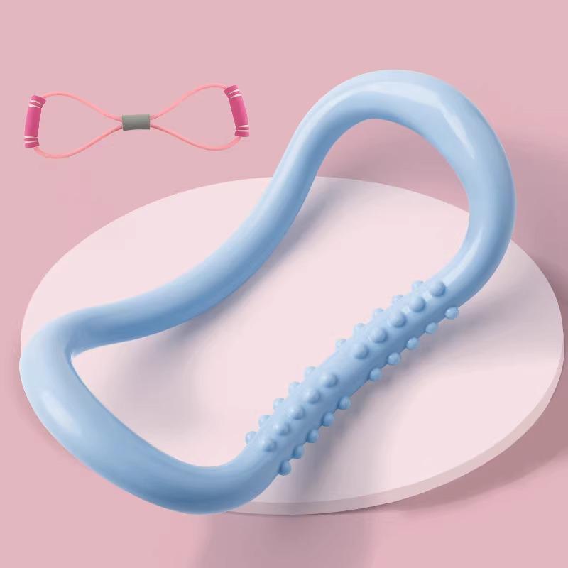 Magic Resistance Pilates & Yoga Ring: Lower Limb Muscle Trainer for Home Fitness, Ideal for Middle-aged and Elderly Leg Workouts