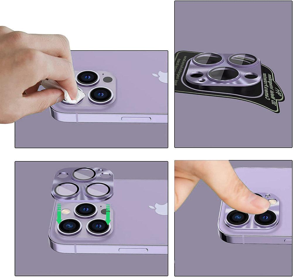 ENKAY Lens Cover for iPhone 14 Pro / 14 Pro Max, Purple