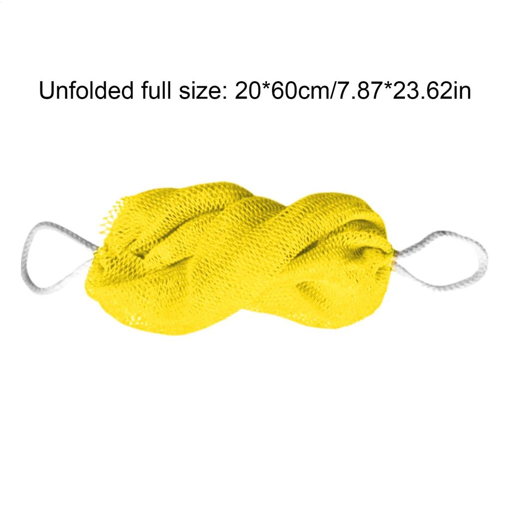 1PC Exfoliating Sponges Towel Mesh Bath Scrub Washcloth Double Side Wash Bath Loofah for Smooth Skin Back Shower Scrubb Sponges
