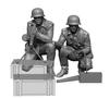 H3 Model 1/48 WWII German Machine Gun Team Set (2 Figures) Resin Kit HS48084 (Person)