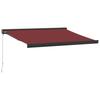 Manual Awning Burgundy Red 350 X 250 Cm
