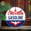 Vintage 2D Plane Gas Station Metal Tin Sign Retro Wall Art Garage Man Cave Home Bar Decor