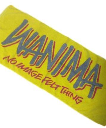 WANIMA "Tout le monde !! Serviette de visage Marchandise Officielle Tour 2018" (Jaune)